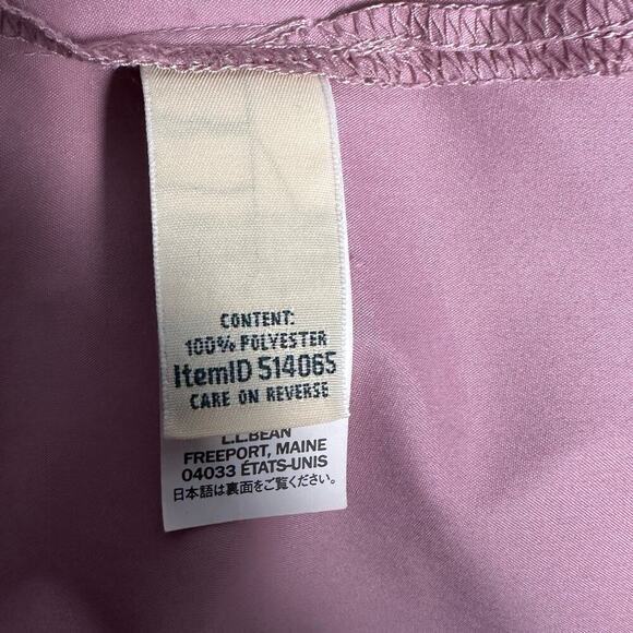 LL Bean Sz M Everyday SunSmart Woven Plaid Quarter-Zip Pullover Shirt Colorblock - Picture 6 of 12